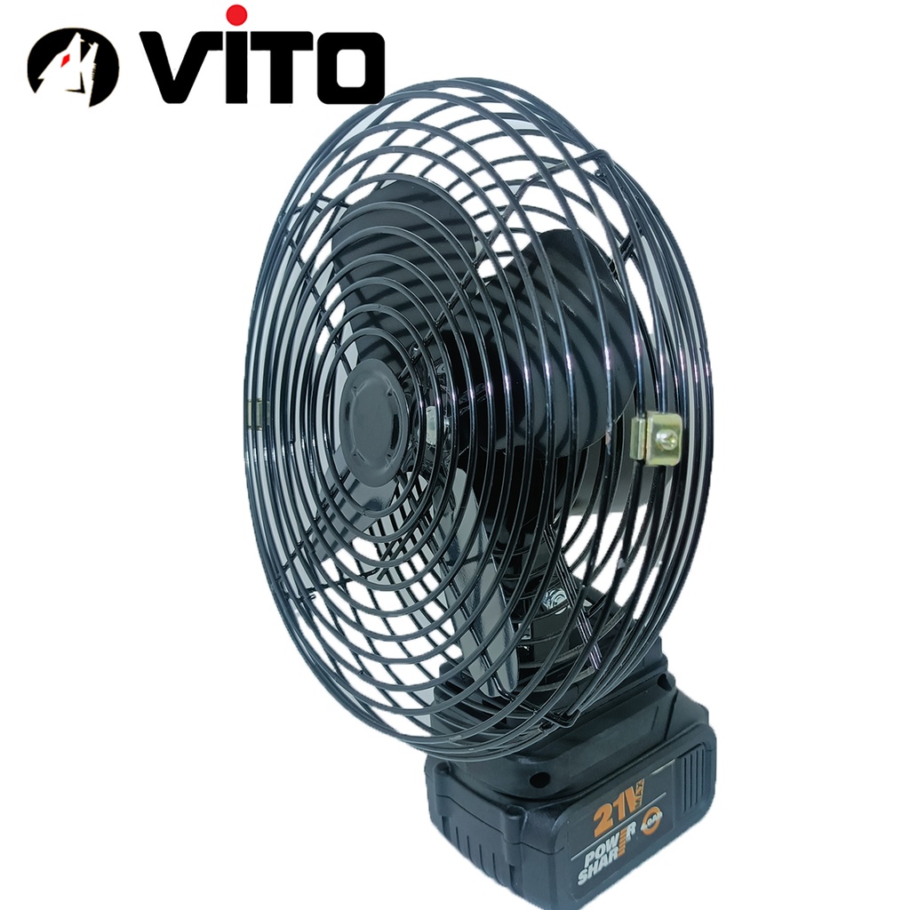 Quạt Chạy Pin 8 Inch Cánh 21CM VITO Dùng Pin MAKITA Sử Dụng Pin Máy Công Cụ - Không Kèm Pin