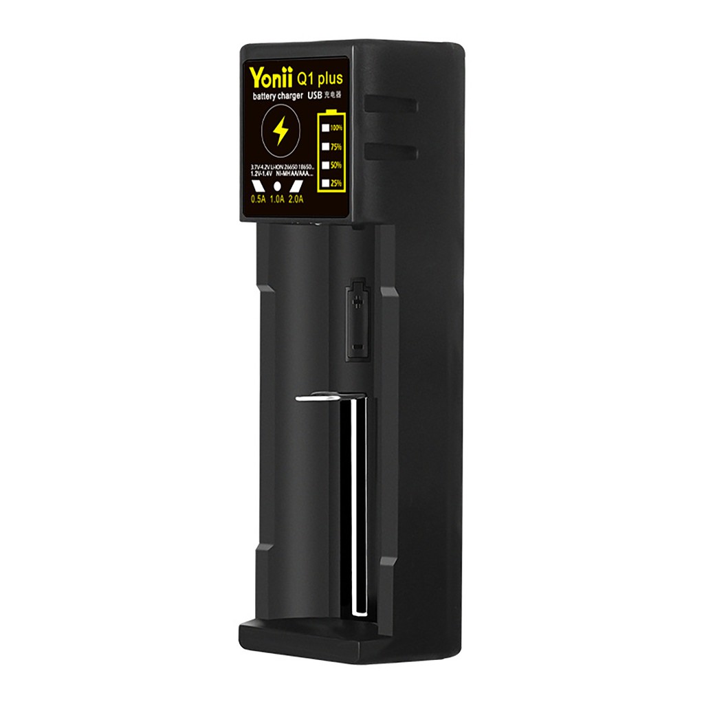 Sạc Pin Đa Năng Yonii Q1 Plus Sạc Nhanh 2A Pin Li-ion 3.7V/Ni-MH 1.2V Có Cổng USB