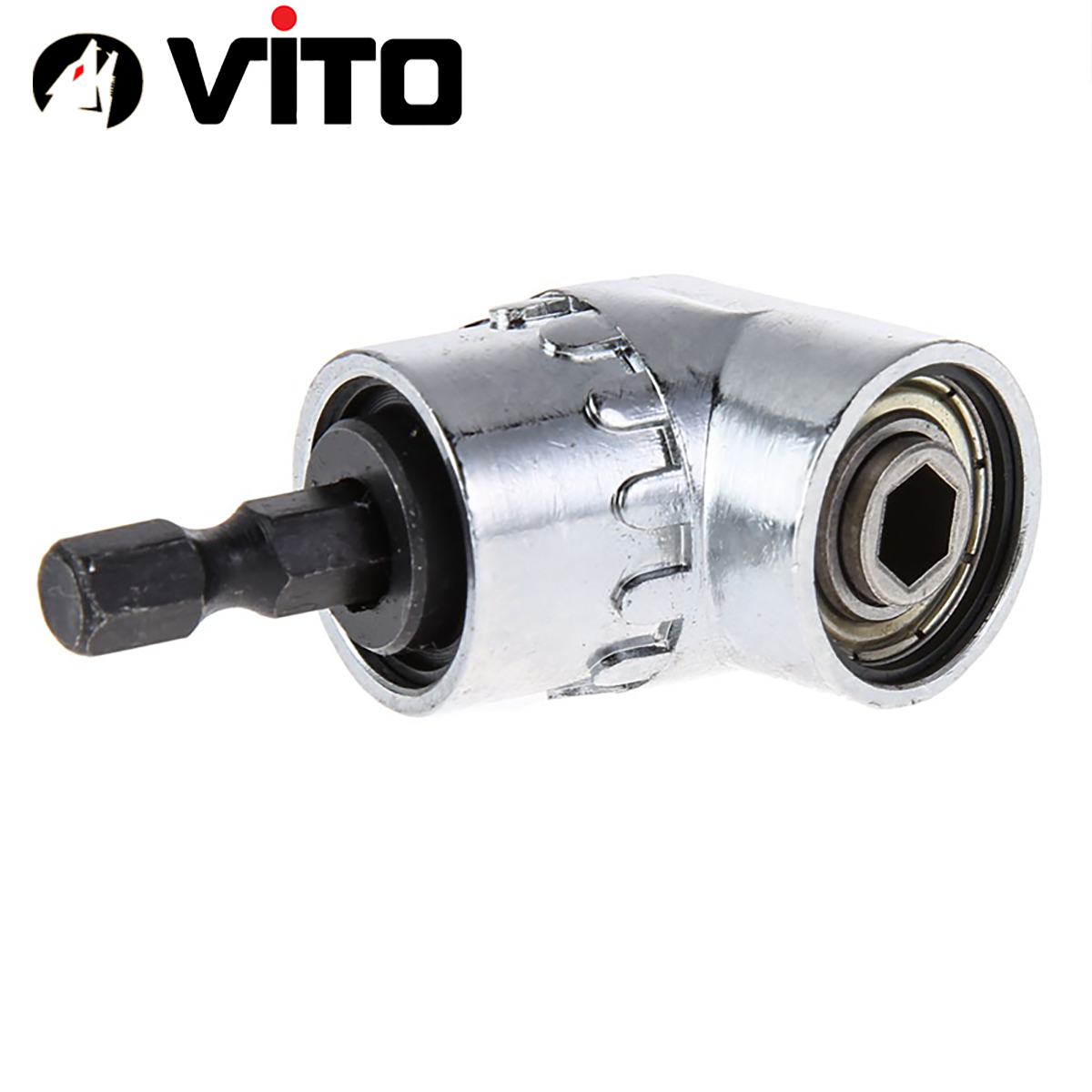 Đầu Chuyển Hướng Bắt Vít Góc VITO Chân Lục Giác Cho Máy Bắn Vít, Máy Khoan