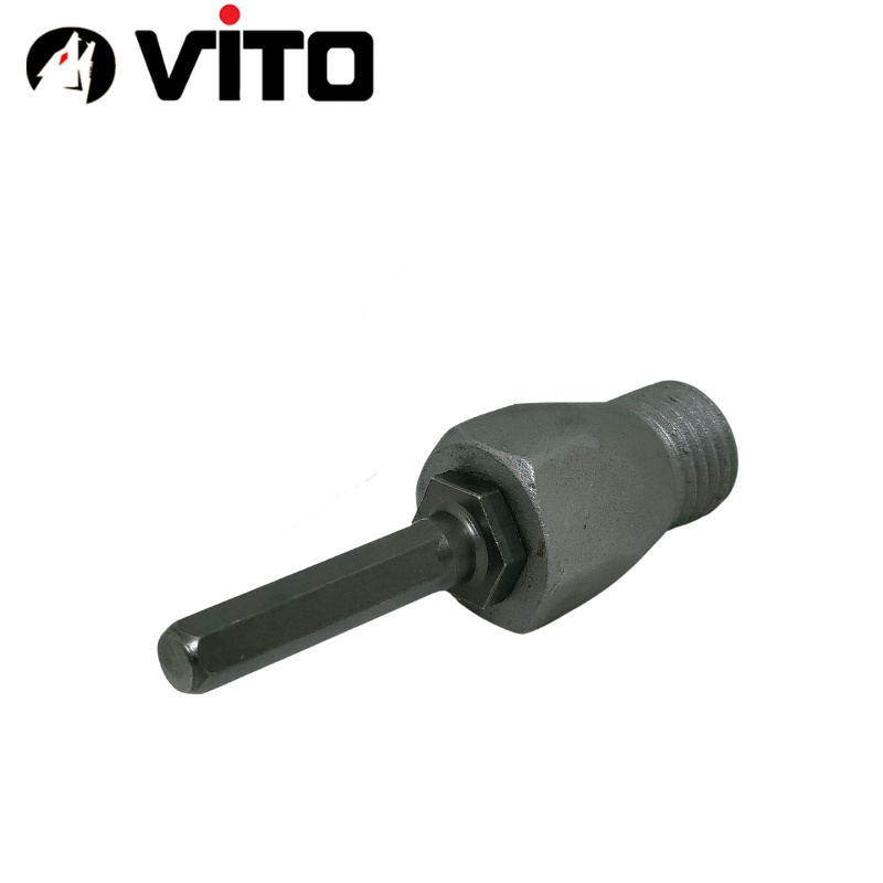 Đầu Chuyển Đổi Chân Lục Giác Sang Chân M22 Gắn Mũi Khoan Rút Lõi Dạng Ống Dài