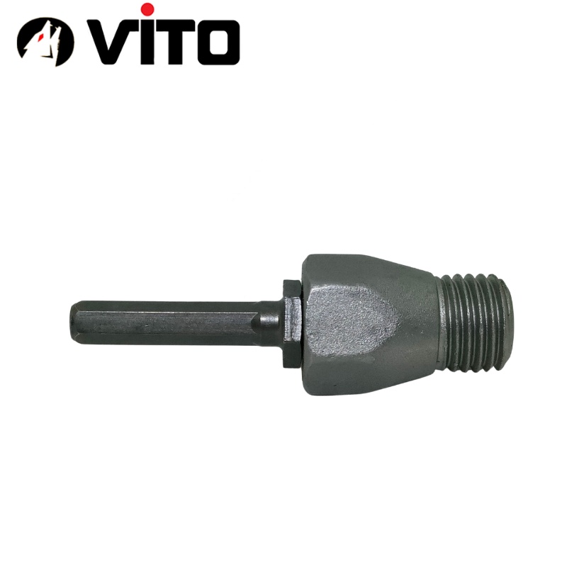 Đầu Chuyển Đổi Chân Lục Giác Sang Chân M22 Gắn Mũi Khoan Rút Lõi Dạng Ống Dài