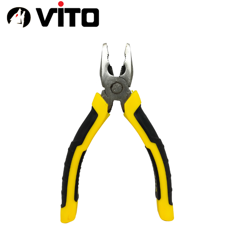 Kìm Điện, Kìm Đầu Bằng Thép CR-V Cán Cao Su, Kìm Răng Hàng VITO Nhập Khẩu