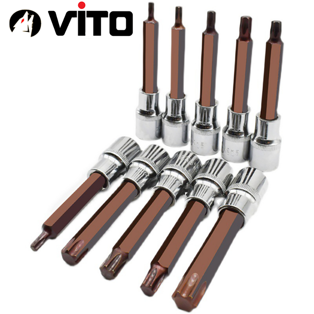 Mũi Vít Hoa Thị 6 Cạnh VITO Chân Khẩu Bulong 1/2 Gắn Máy Siết Bulong Thép CR-V