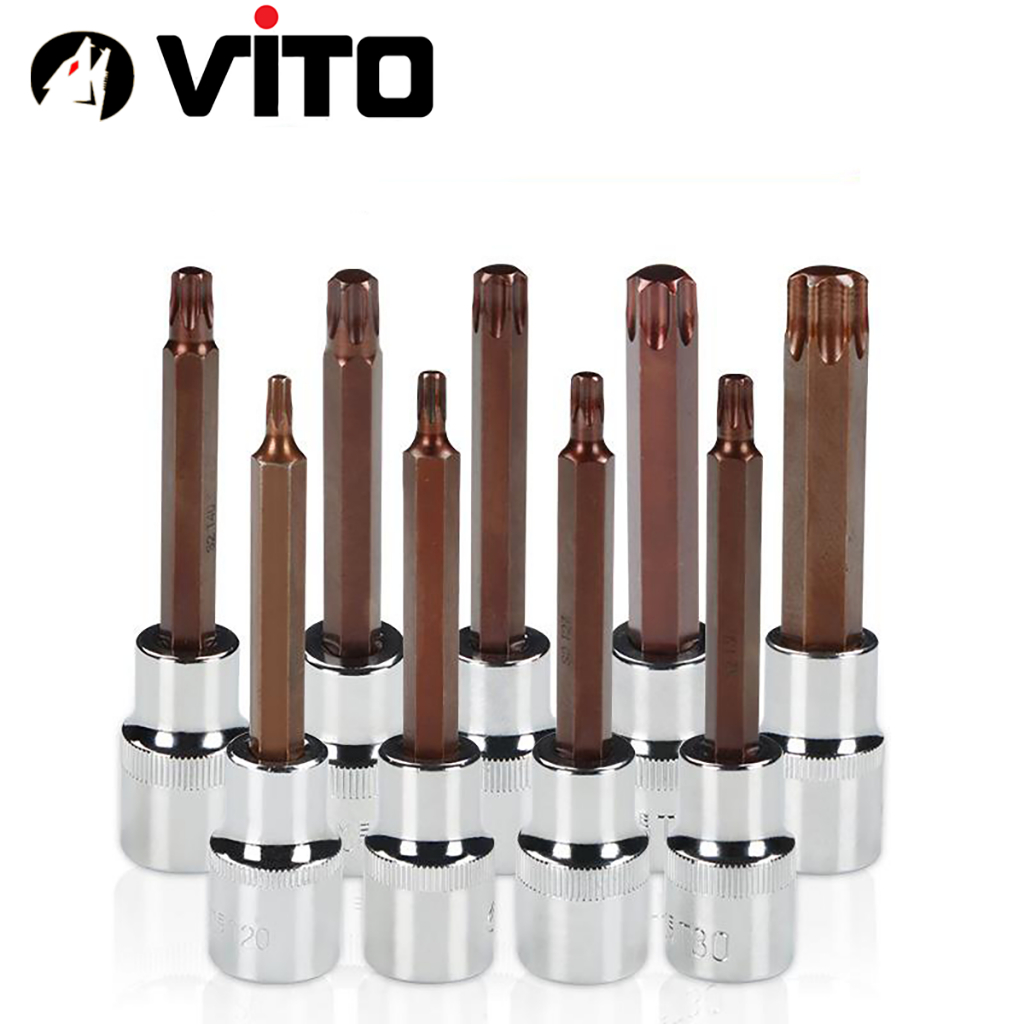 Mũi Vít Hoa Thị 6 Cạnh VITO Chân Khẩu Bulong 1/2 Gắn Máy Siết Bulong Thép CR-V
