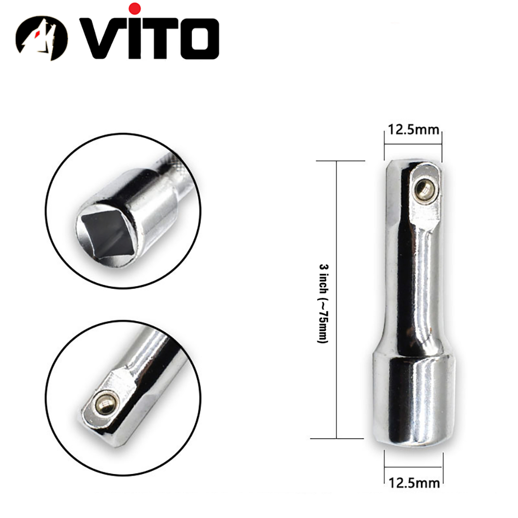 Tay Nối, Thanh Nối Dài Khẩu 1/2 Thép CR-V VITO Tuýp Nối