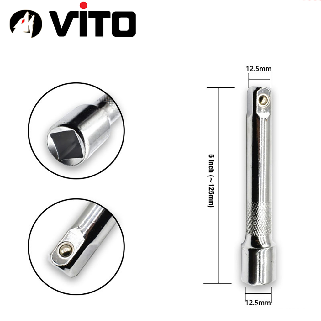 Tay Nối, Thanh Nối Dài Khẩu 1/2 Thép CR-V VITO Tuýp Nối