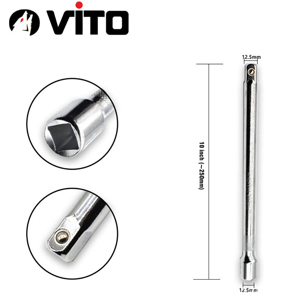 Tay Nối, Thanh Nối Dài Khẩu 1/2 Thép CR-V VITO Tuýp Nối