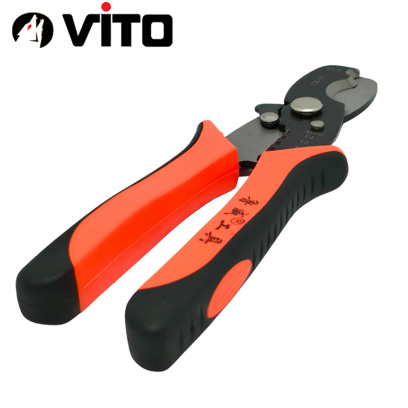 Kìm Đa Năng Cắt Cáp Tuốt Dây 8 Inch Thép CR-V Hàng Nhập VITO