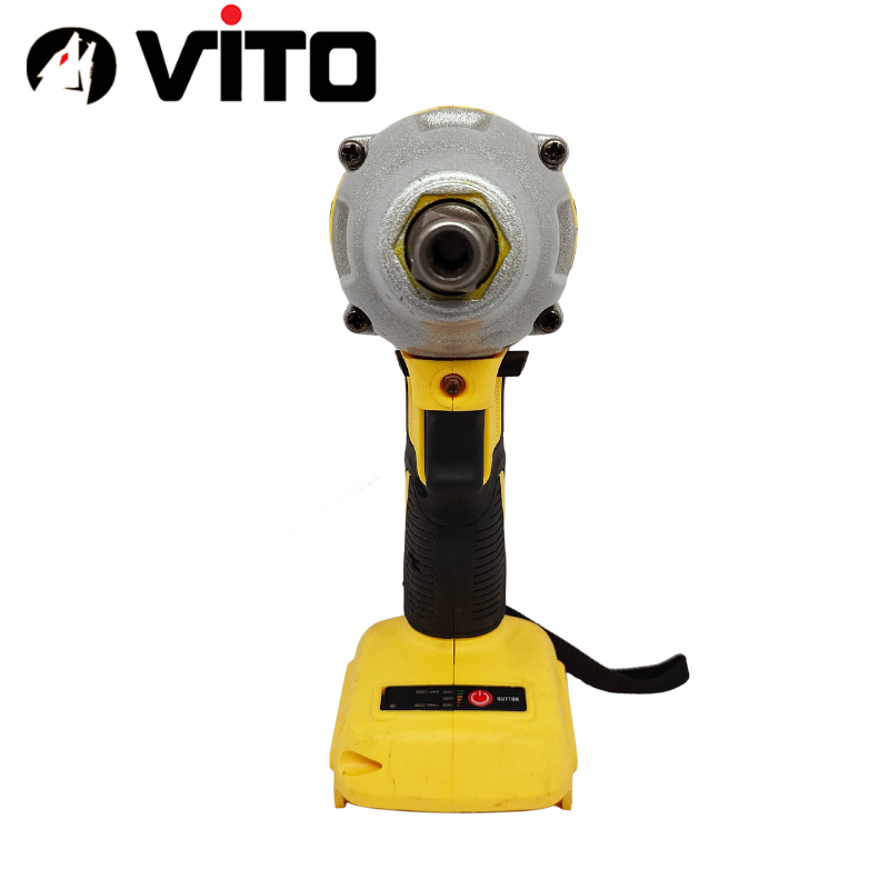 Thân Máy Siết Bulong Động Cơ Không Chổi Than Màu Vàng VITO Đầu 2 Trong 1 Bắn Vít, Siết Ốc