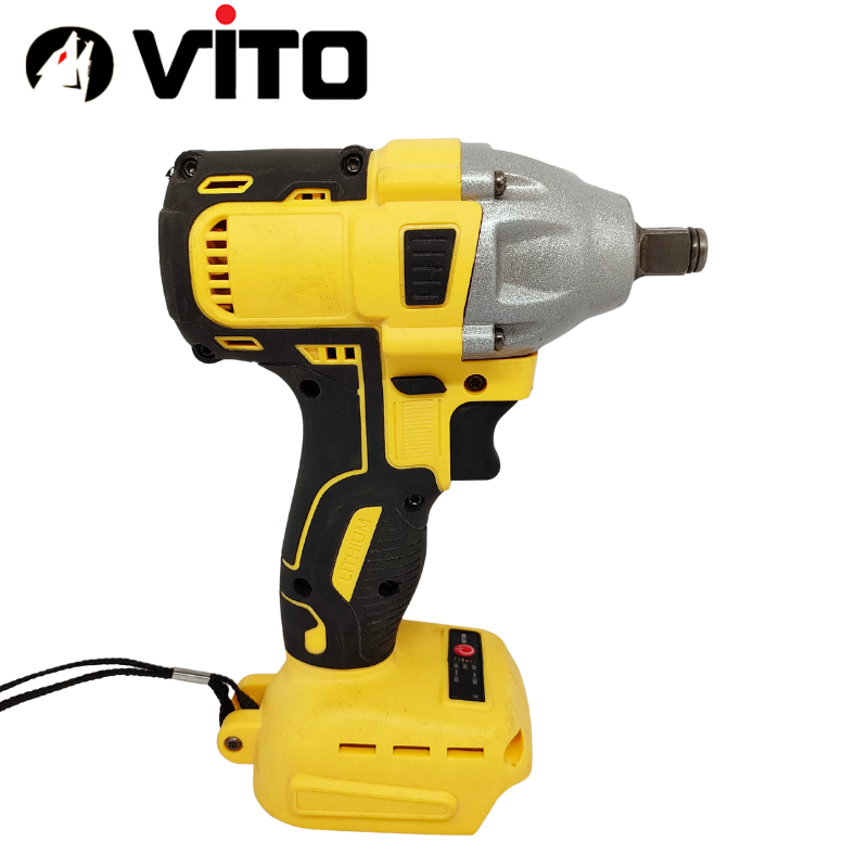 Thân Máy Siết Bulong Động Cơ Không Chổi Than Màu Vàng VITO Đầu 2 Trong 1 Bắn Vít, Siết Ốc