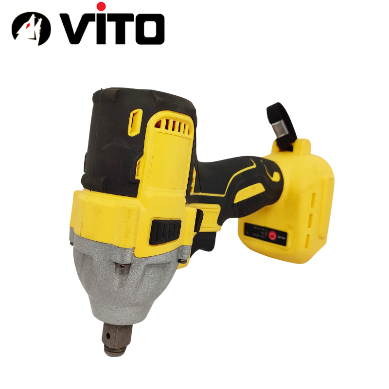 Thân Máy Siết Bulong Động Cơ Không Chổi Than Màu Vàng VITO Đầu 2 Trong 1 Bắn Vít, Siết Ốc