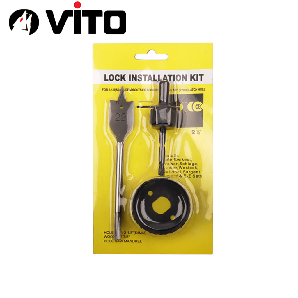 Bộ Khoét Lỗ Ổ Khóa, Tay Nắm Cửa Lỗ 22/54mm Thép Carbon VITO