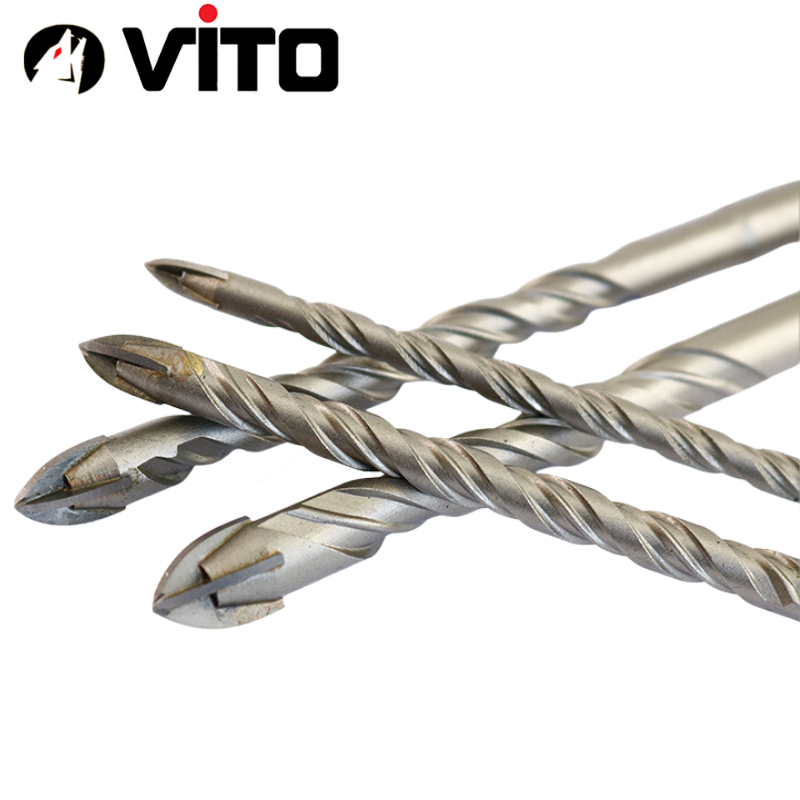 Mũi Chữ Thập 4 Cạnh Chân SDS Plus VITO Khoan Đa Năng Khoan Kính Đá Gạch Men Tường Gạch