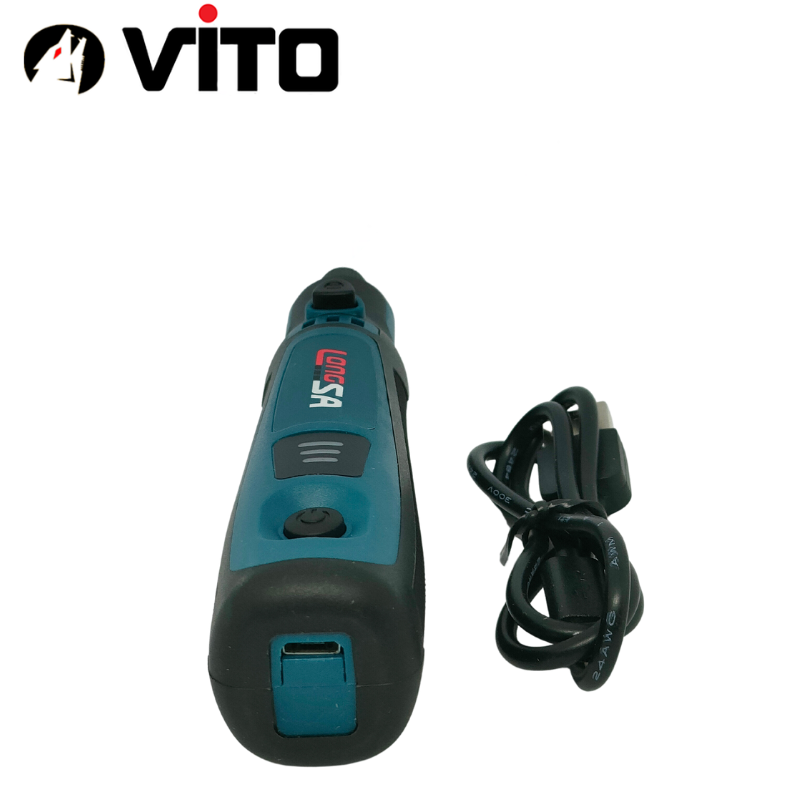 Máy Mài Khuôn Mini Pin Sạc Lithium Đa Năng 3 Tốc Độ Chuyên Dụng Mài Lũa Gỗ, Nhựa Cán 3.2mm