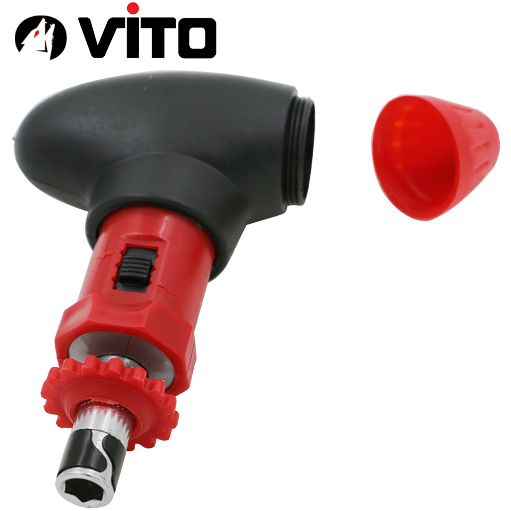 Tay Chữ T Vặn Vít Lục Giác VITO Có Khóa Chiều Vặn, Bi Giữ, Ngăn Chứa Mũi Vít, Bánh Cóc