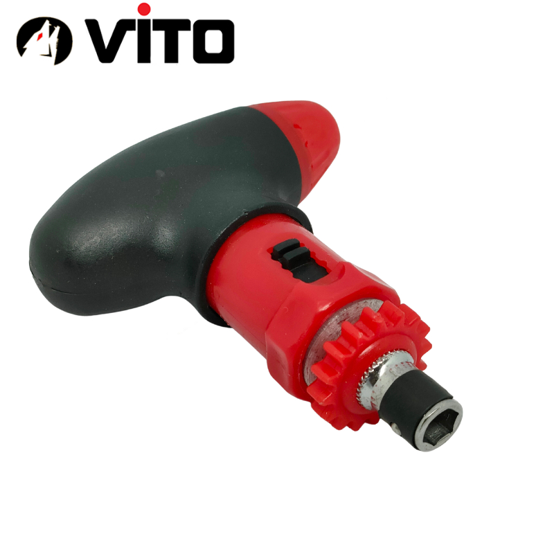 Tay Chữ T Vặn Vít Lục Giác VITO Có Khóa Chiều Vặn, Bi Giữ, Ngăn Chứa Mũi Vít, Bánh Cóc