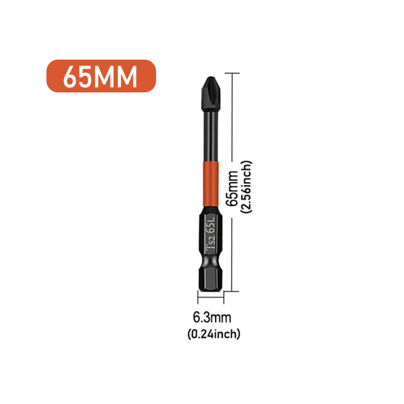 Mũi Bắn Vít Đầu PH2 Bake Chữ Thập VITO Từ Tính Cao, Chân Lục Giác Ngắn 6.35mm