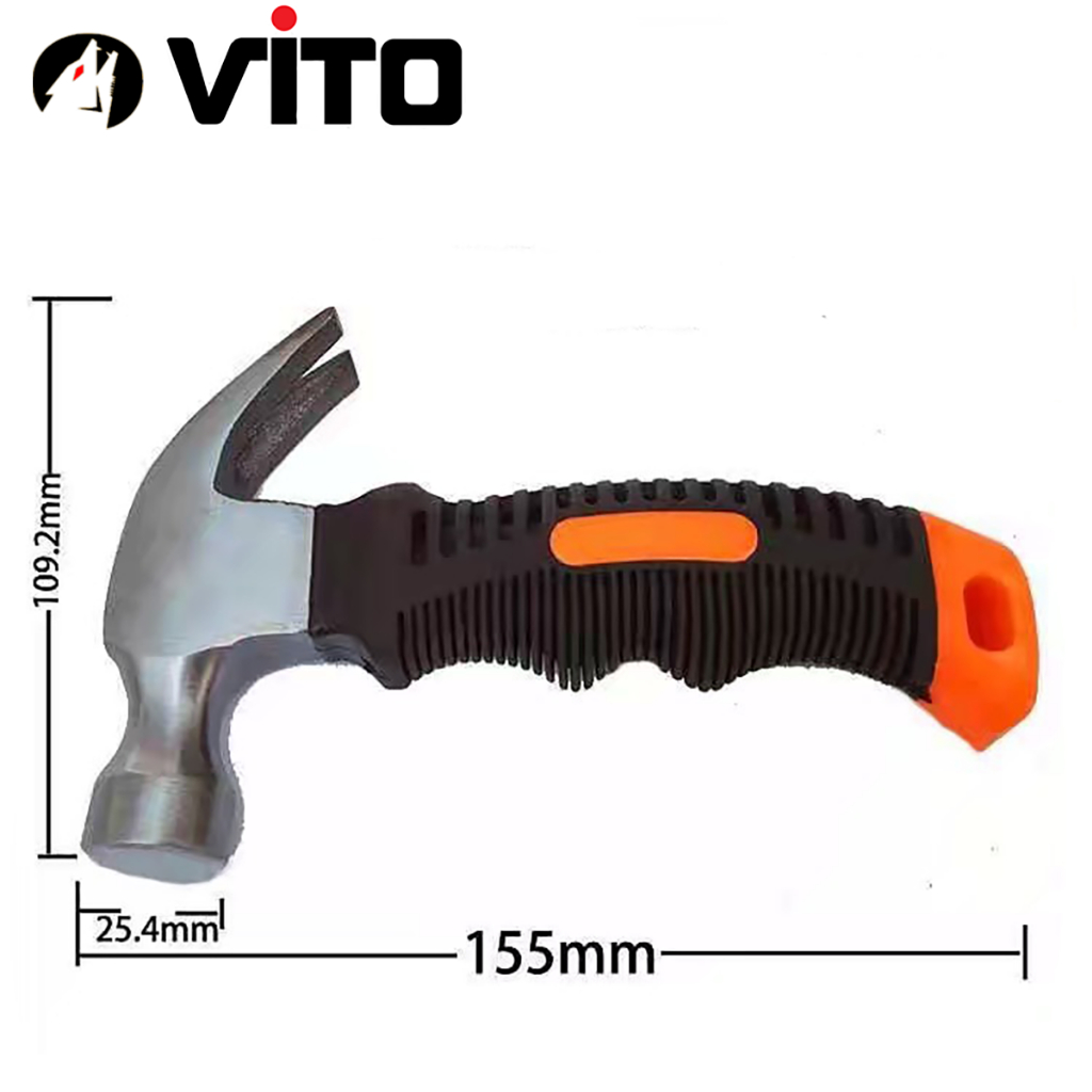 Búa Đinh Mini Cán Ngắn Cán Cao Su Trọng Lượng 250gr VITO Nhập Khẩu