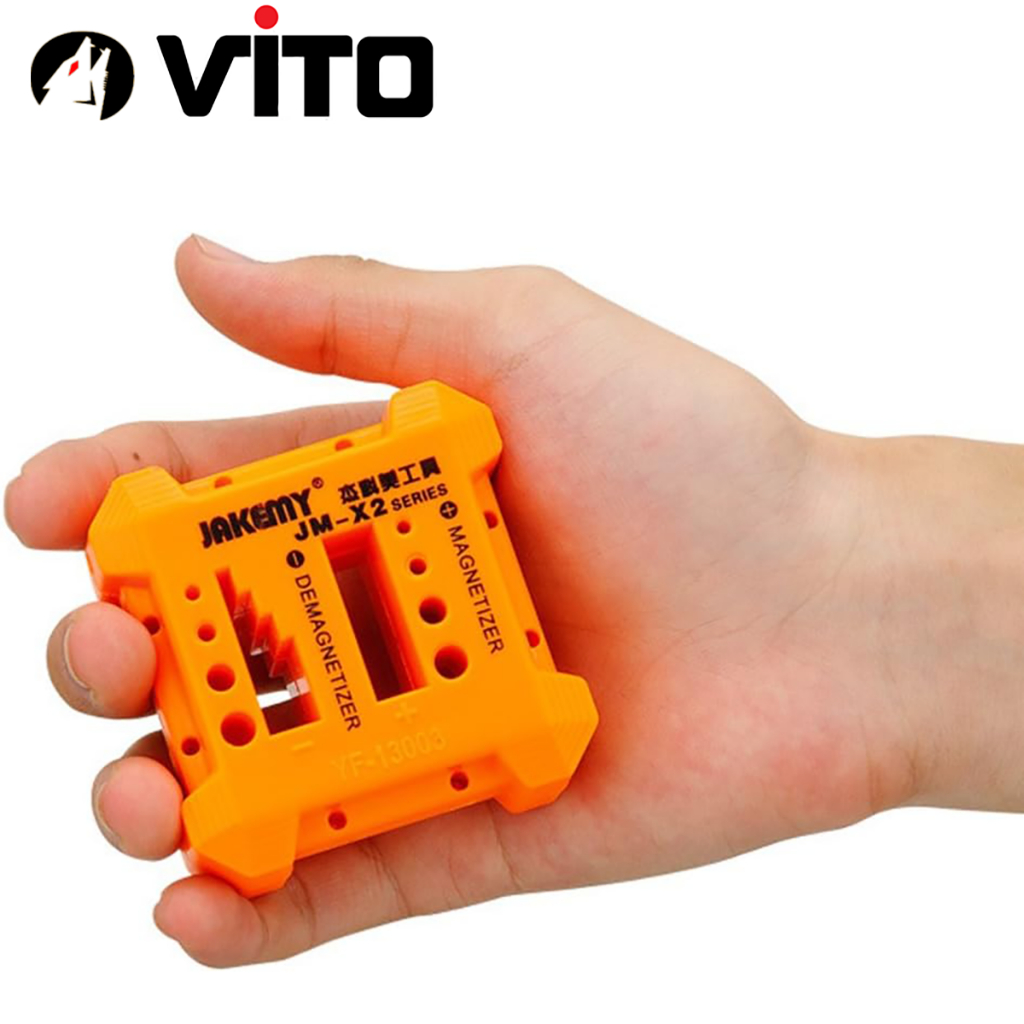 Khối Tăng Từ, Khử Từ Tăng Giảm Lực Hút Cho Đầu Tô Vít JAKEMY Hàng VITO Nhập Khẩu