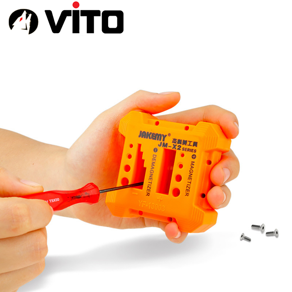 Khối Tăng Từ, Khử Từ Tăng Giảm Lực Hút Cho Đầu Tô Vít JAKEMY Hàng VITO Nhập Khẩu