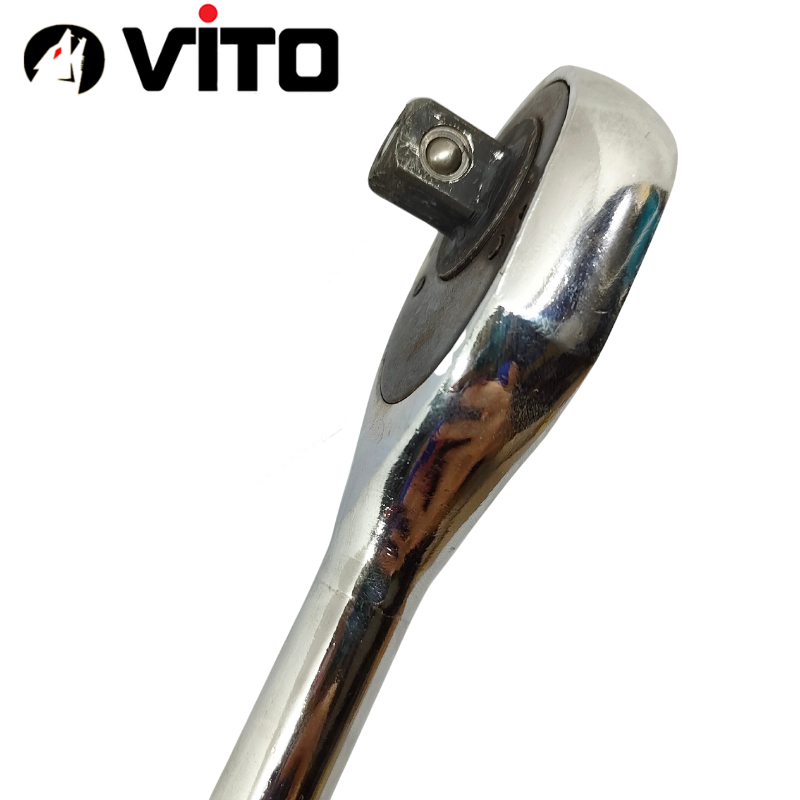 Tay Siết Khẩu Bulong 1/2 Tự Động Có Khóa Chiều, Cán Cao Su Thép CR-V Chắc Chắn Hàng VITO Nhập Khẩu