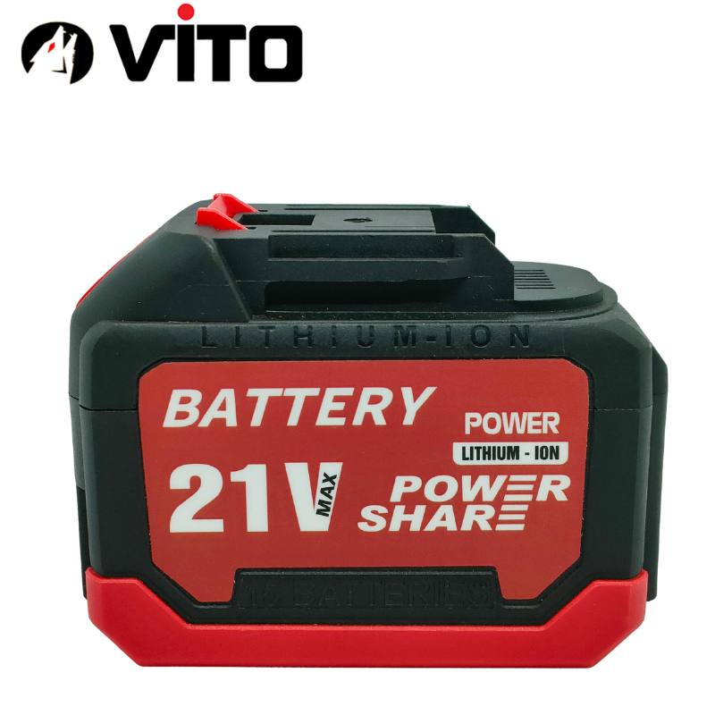 Pin Sạc 21V 15 Cell Dung Lượng 4500mAh Chân Pin MAKITA 40MM VITO Có Đèn Báo Pin, Vỏ Chống Sốc