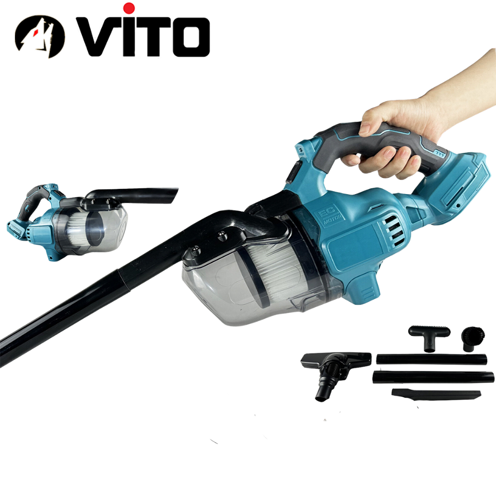 Máy Hút Bụi Công Suất Cao Dùng Pin 21V Chân MAKITA 40mm Hàng VITO Nhập Khẩu