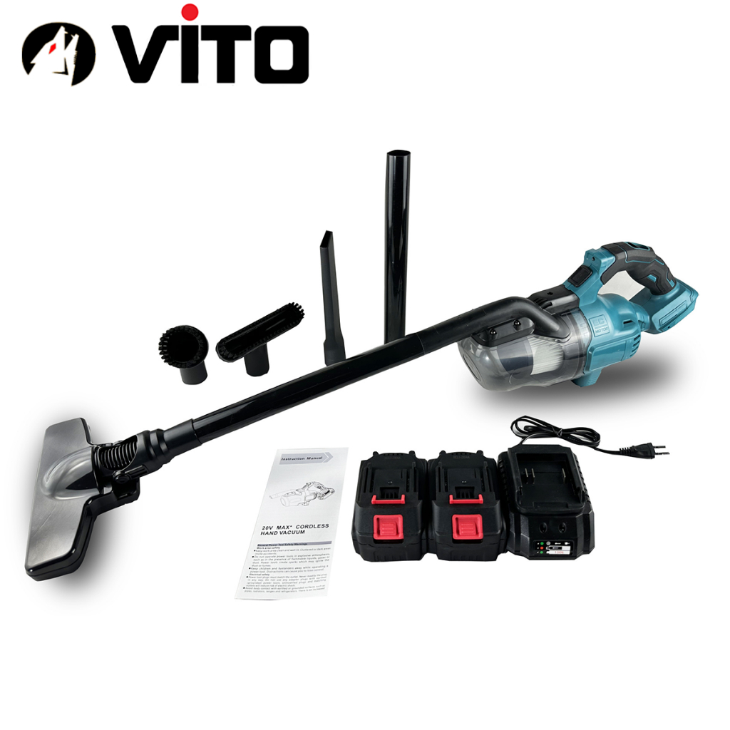 Máy Hút Bụi Công Suất Cao Dùng Pin 21V Chân MAKITA 40mm Hàng VITO Nhập Khẩu