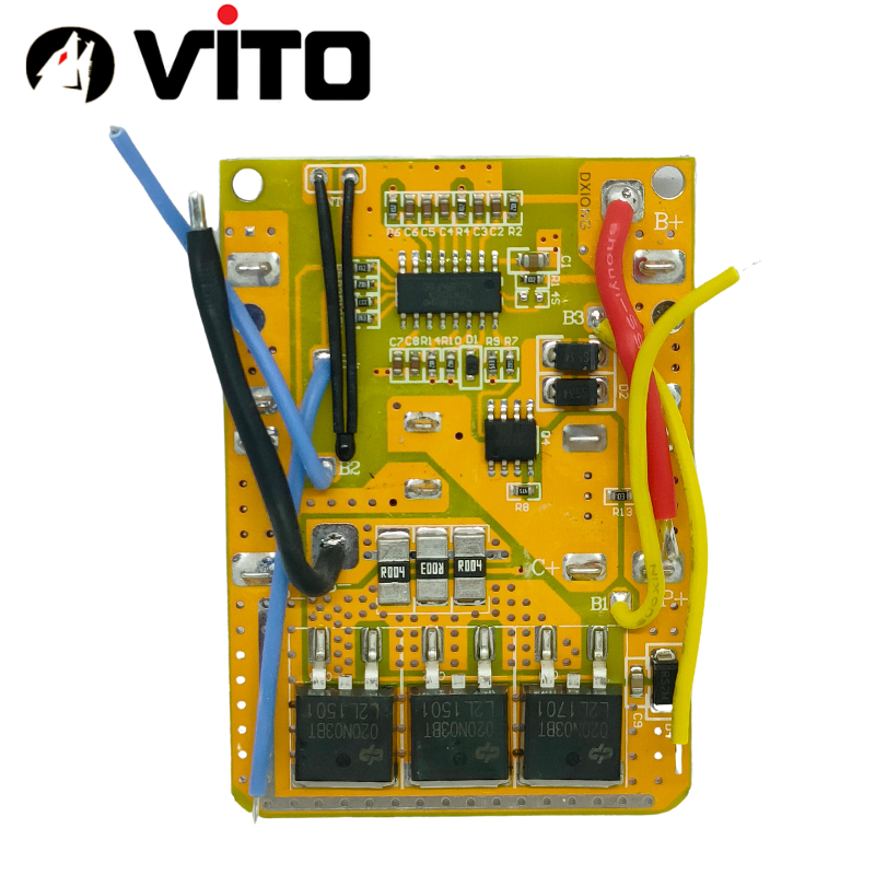 Mạch Pin Chân MAKITA 5S 18V 21V 65A 80A VITO, Sạc và Bảo vệ Pin Li-ion, Đầy Tự Ngắt Có Cảm Biến Nhiệt Độ