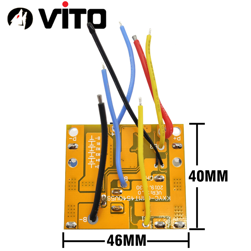 Mạch Pin Chân MAKITA 5S 18V 21V 65A 80A VITO, Sạc và Bảo vệ Pin Li-ion, Đầy Tự Ngắt Có Cảm Biến Nhiệt Độ