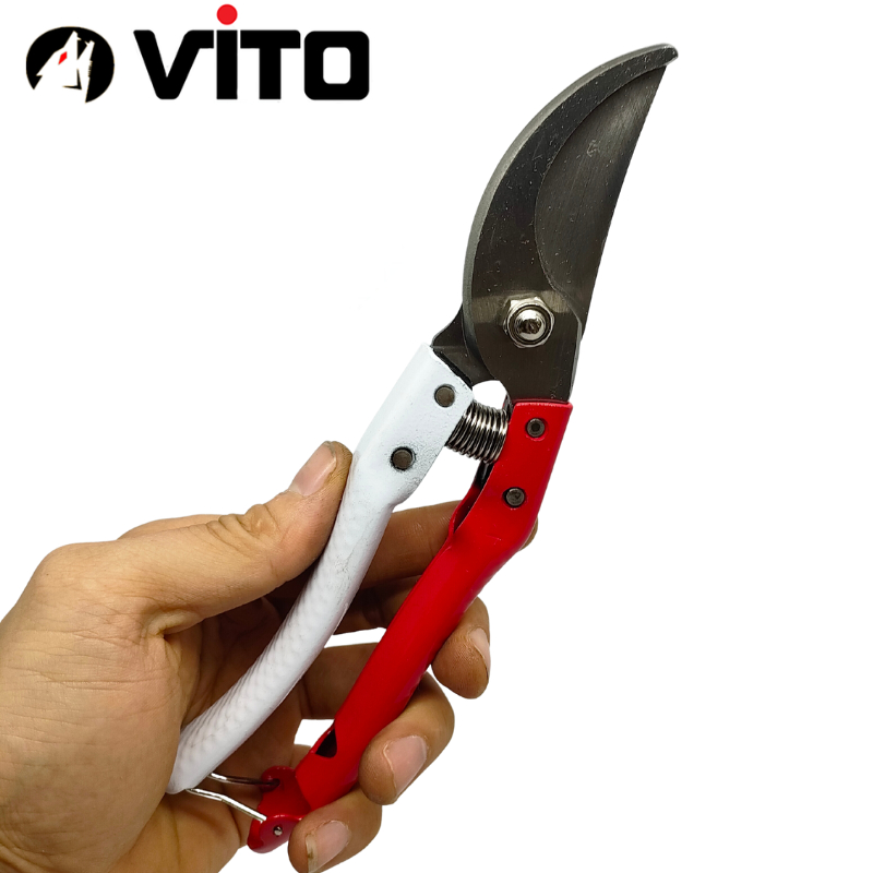 Kéo Cắt Tỉa Cành Cây Cảnh Có Lò Xo, Lưỡi Thép CR-V Chắc Chắn Hàng VITO Nhập Khẩu