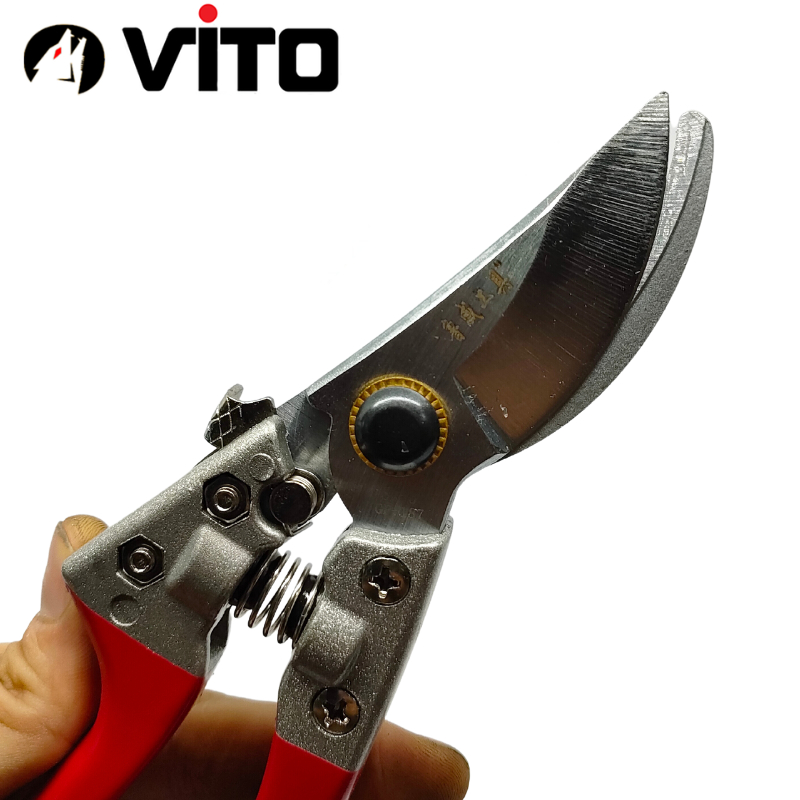 Kéo Cắt Tỉa Cành Cây Cảnh Có Lò Xo, Lưỡi Thép CR-V Chắc Chắn Hàng VITO Nhập Khẩu