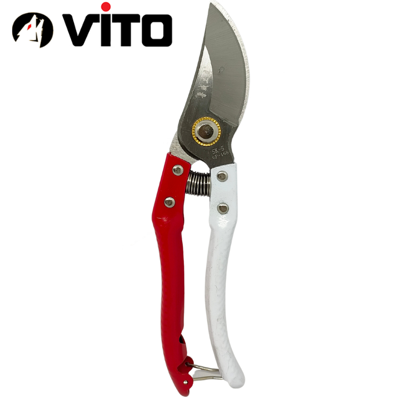 Kéo Cắt Tỉa Cành Cây Cảnh Có Lò Xo, Lưỡi Thép CR-V Chắc Chắn Hàng VITO Nhập Khẩu