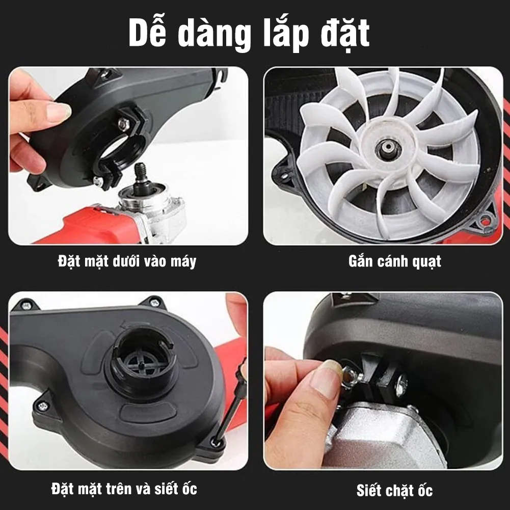 Phụ Kiện Chuyển Đổi Máy Mài Góc Sang Thổi Bụi VITO Thổi Lá Thổi Bếp