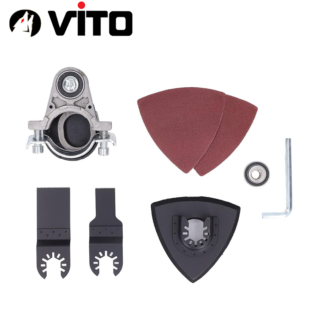 Bộ Chuyển Đổi Máy Mài Góc Cốt M10 Đĩa 100MM Thành Máy Cắt Rung Đa Năng VITO