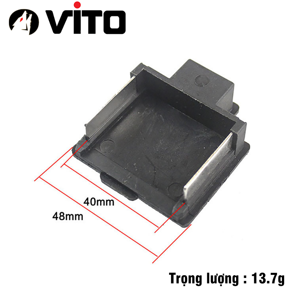 Tiếp Điểm Chân Đế Gài Tiếp Xúc Pin Chân MAKITA 40MM Loại 2 Chân VITO