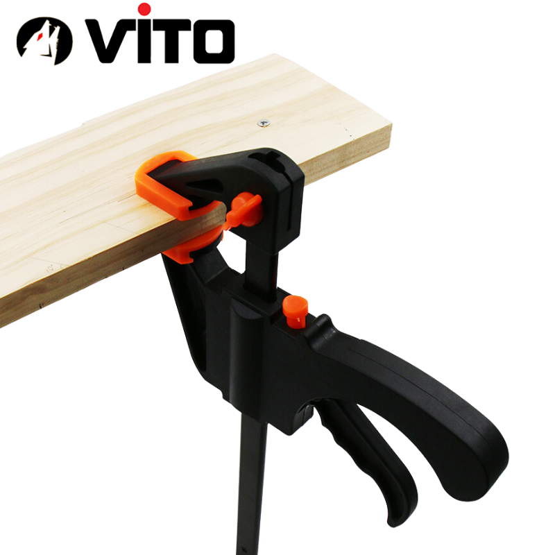 Cảo Kẹp Bàn, Kẹp Gỗ Nhanh Loại Nhỏ 4 Inch Độ Mở 10.3cm VITO