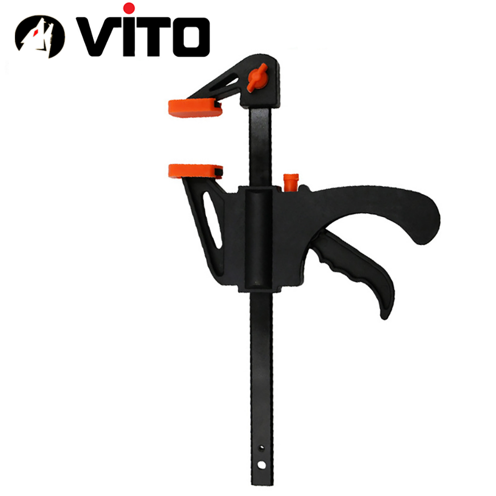 Cảo Kẹp Bàn, Kẹp Gỗ Nhanh Loại Nhỏ 4 Inch Độ Mở 10.3cm VITO