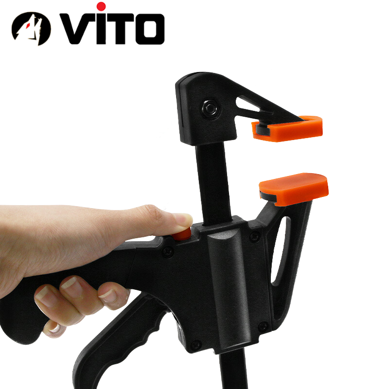 Cảo Kẹp Bàn, Kẹp Gỗ Nhanh Loại Nhỏ 4 Inch Độ Mở 10.3cm VITO