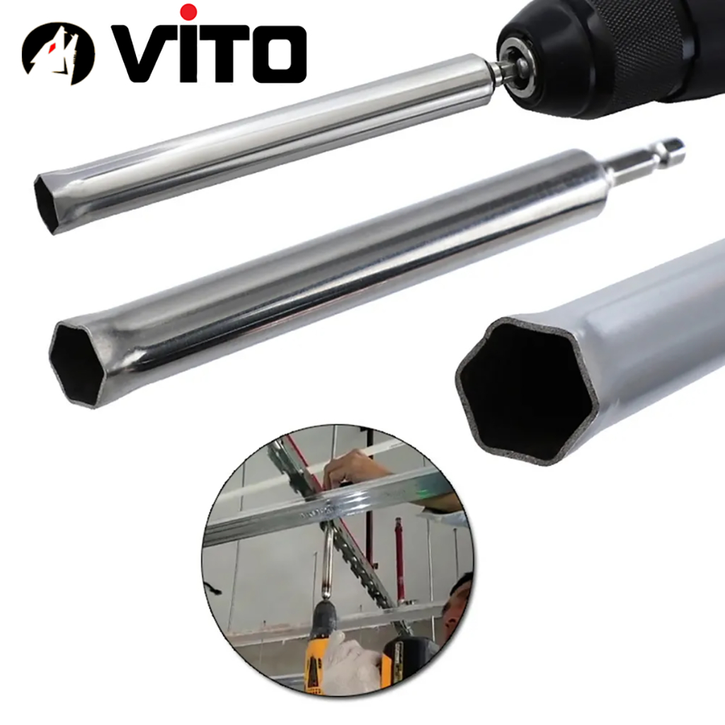 Khẩu Rỗng Ruột Dài Chuyên Dụng VITO Vặn Ty Ren Trần Thạch Cao Chân Lục Giác