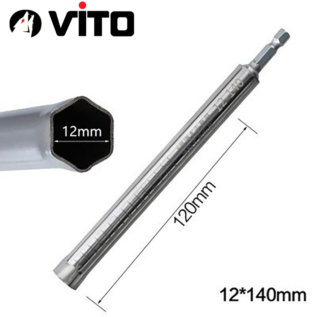 Khẩu Rỗng Ruột Dài Chuyên Dụng VITO Vặn Ty Ren Trần Thạch Cao Chân Lục Giác