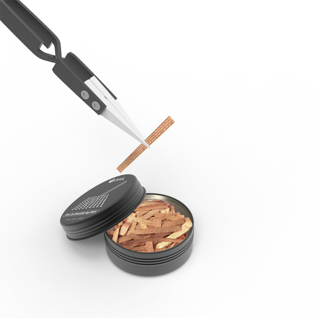 Nhíp Tự Giữ Đầu Sứ Chuyên Dụng Gắp Linh Kiện Chống Tĩnh Điện Cán Thép Không Rỉ VITO