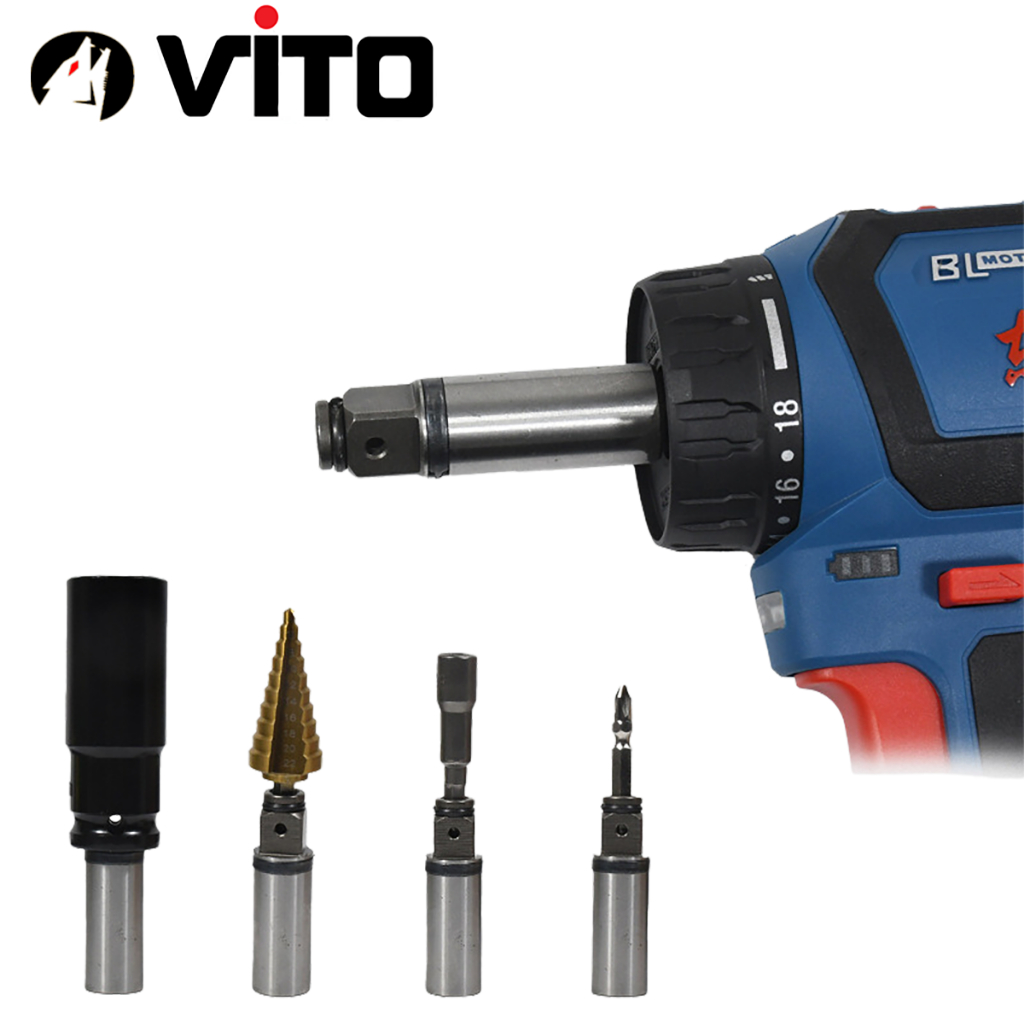 Đầu Đa Năng Ngậm Vít Lục Giác, Siết Bulong VITO Thay Thế Cho Máy Khoan Đầu Kẹp Măng Ranh