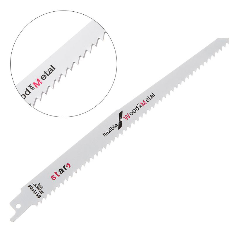 Bộ 2 Lưỡi Cưa Kiếm S1111DF Dài 225mm VITO Cưa Gỗ Có Đinh, Ống Nhựa PVC