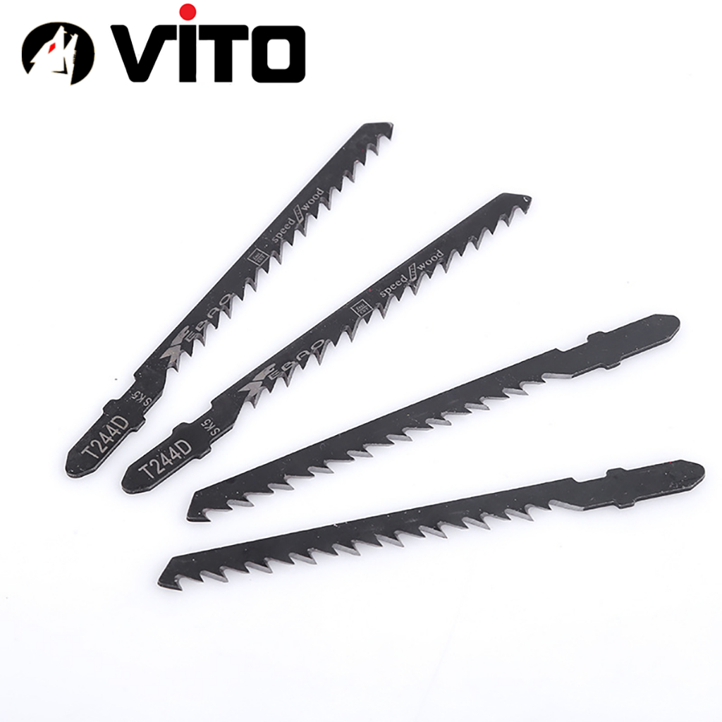 Bộ 5 Lưỡi Cưa Lọng T244D, T127D, T111C, T144D VITO Chất Liệu Thép Carbon Cưa Gỗ, Nhựa