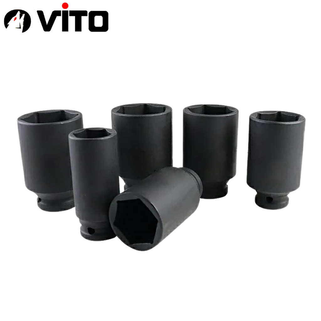 Đầu Tuýp Khẩu Đen CR-MO Kích Thước 34-46MM Dài 78MM Chân 1/2 Inch VITO