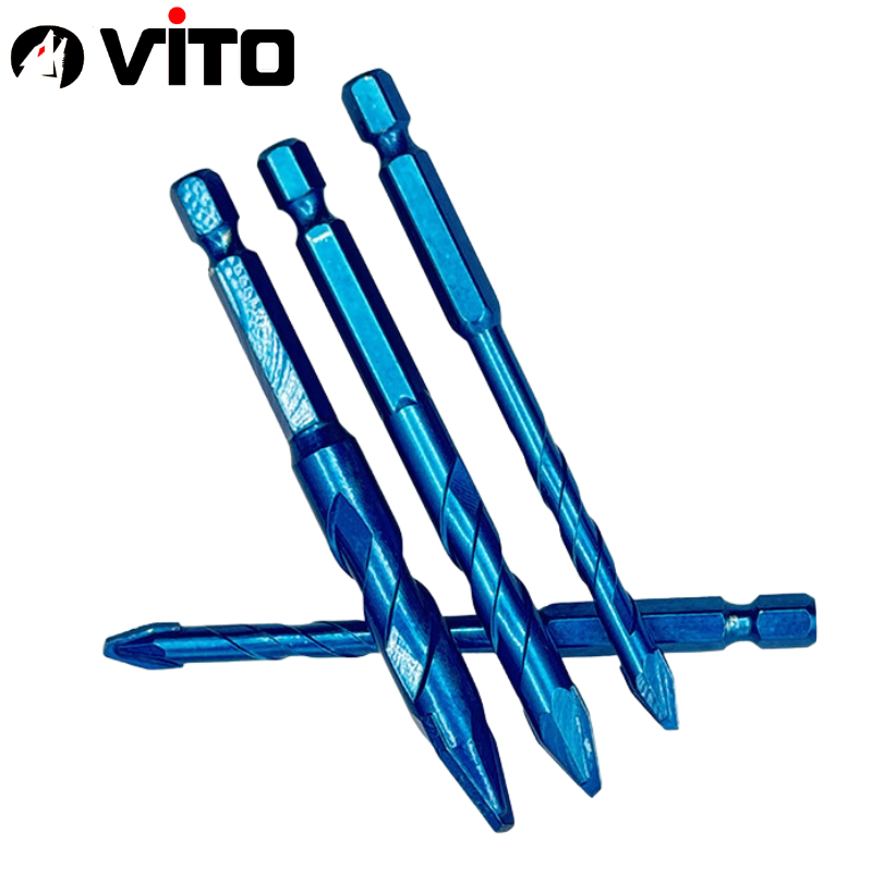 Mũi Khoan V2 Đa Năng Chuyên Gạch Men Cứng HEX-9 Độ Cứng HRC 40 VITO