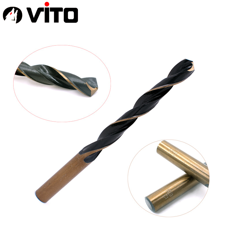 Bộ Mũi Khoan 13 Mũi Xoắn Khoan Sắt, Thép Chất Liệu HSS 6542 Chân Tròn VITO