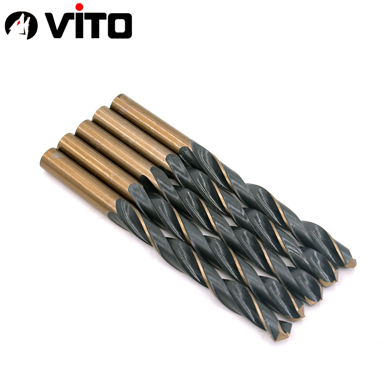 Bộ Mũi Khoan 13 Mũi Xoắn Khoan Sắt, Thép Chất Liệu HSS 6542 Chân Tròn VITO