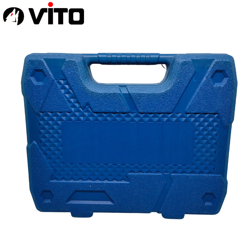 Hộp 9 Chi Tiết (7 Khẩu + 2 Đầu Nối) Ống Khẩu Bulong 8-19mm Dài 120mm Chân 1/2 Inch VITO Thép CR-V